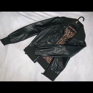 Faux Leather Jacket